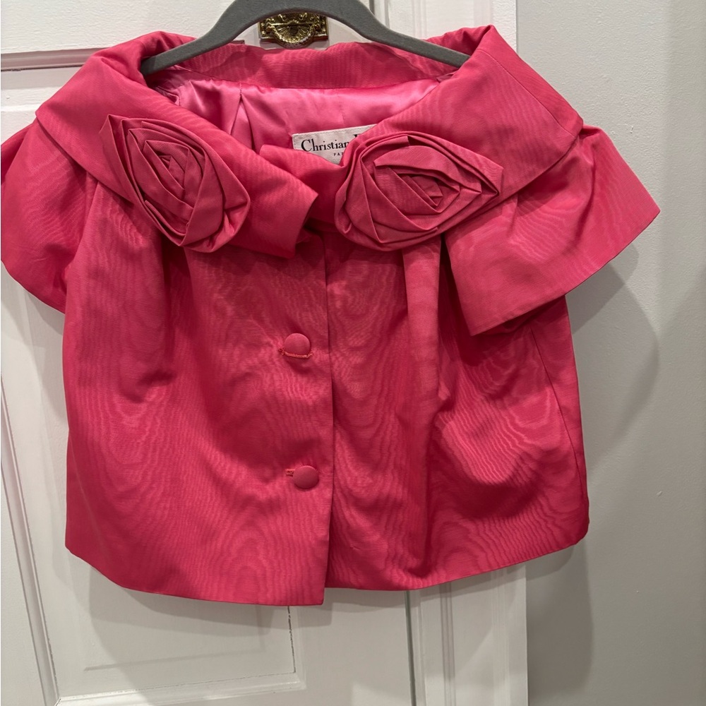 *** SOLD*** Christian Dior Pink Cropped Jacket- Resort 2008 - Picture 6 of 8
